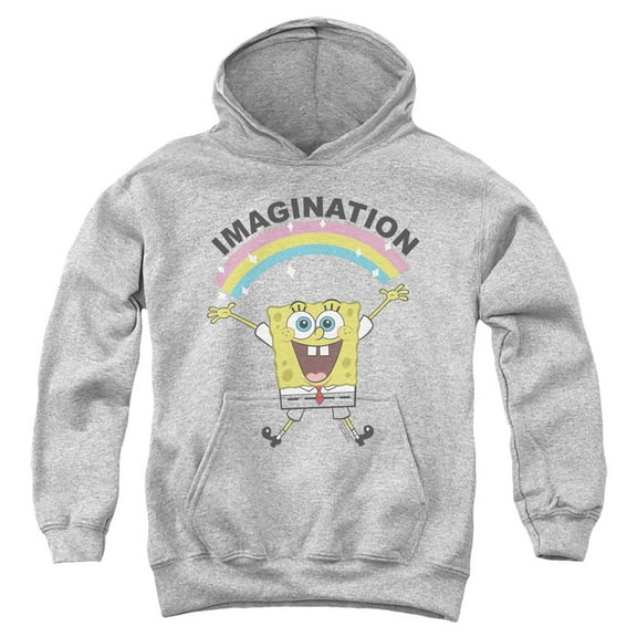Spongebob Simple Imagination Unisex Youth Pull-Over Hoodie