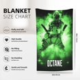 thumbnail image 3 of Apex Legends Octane Anti-Pilling Flannel 32"X48" Super Soft Plush Air Condition Quilt Fluffy Warm Cozy Decorative Blankets, 3 of 7