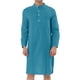 thumbnail image 1 of Camisón para hombre Lars Amadeus pijama algodón cuello con bandas lago azul M, 1 of 4