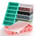 thumbnail image 5 of 6-Compartment Long Strip Ice Cube Mold, 9x4.3x1.6 in, Food-Grade Silicone for Easy Demolding, Perfect for Cocktails and Whiskey Ice at Home, 5 of 8