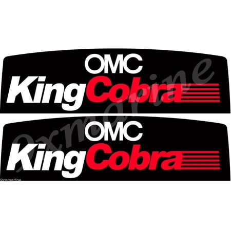 OMC King Cobra Gimbal Stickers. Set Of Two