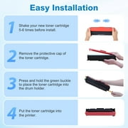 215A Toner Cartridges With Chip Compatible for HP 215A W2310A Color Pro MFP M182nw Laserjet MFP M183fw M182 M183 M155 Printers Ink, Pack of 4