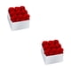 thumbnail image 3 of Inteprter Rosa preservada Flor eterna Rosas inmortales Material Ramo Autoensamblaje Regalo de cumpleaños Aniversario Acción de gracias Blanco blanco rojo 9 cabezas 2piezas, 3 of 6