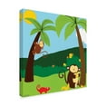 thumbnail image 2 of Trademark Fine Art 'Jungle Jamboree II' Canvas Art by June Erica Vess, 2 of 4