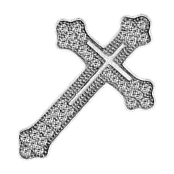 Classical Men's Crosses Lapel Pin Stylish Alloy Crosses Brooch for Men Perfect for Enhancing Your Suit's Sophistication