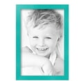 thumbnail image 2 of ArtToFrames 10" x 15" Aqua Picture Frame, 10x15 inch Green Wood Poster Frame (WOM-5186),  Pack, 2 of 7
