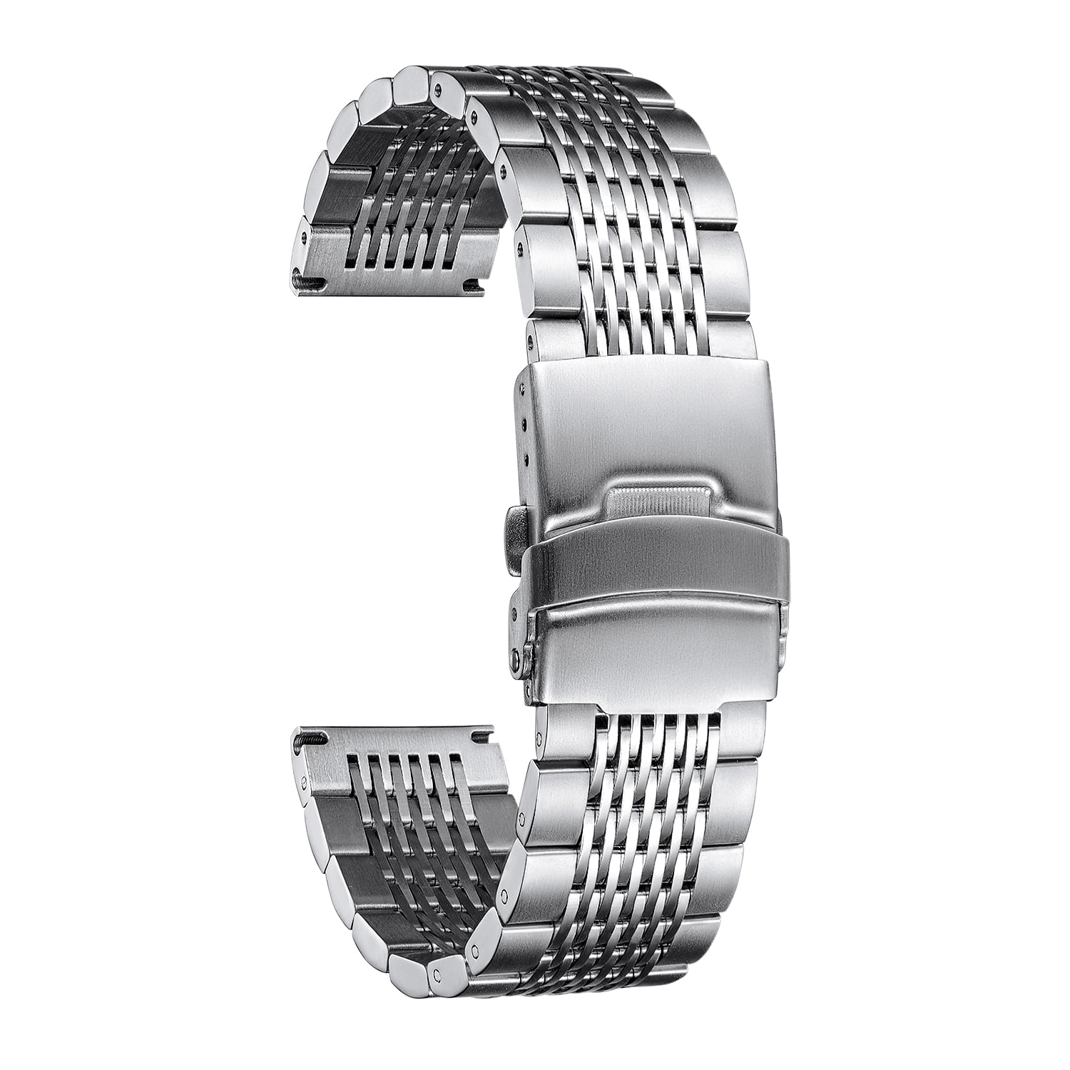 BINLUN Solid Mesh Stainless Watch Bracelet Polished Singapore Ubuy