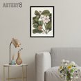 thumbnail image 3 of Balsam Tree Flower Vintage Botanical Catesby Black Framed Canvas Wall Art 12x16", 3 of 4