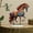 A1431 christmas decorations under 5$, variant on Vacemry under $5 Flower Horse Statue, Colorful Flowers and Horse Ornament, Holiday Party Table Centerpiece, Desktop Decoration for Celebrations and Home Display