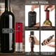 thumbnail image 3 of Set de Destapador de Botellas Eléctrico para Vino Higfra Recargable Rojo, 3 of 7