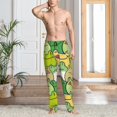 thumbnail image 2 of Balery Cartoon Frog Pantalones de pijama para hombre, pijama ultraligero, pantalón de descanso-Large, 2 of 6