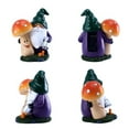 thumbnail image 3 of Garden Gnome Statue Outdoor Gnomes Holding Mushroom Figurine Built-in Solar Light Sculpture Decor for Patio Lawn Yard Art Ornament, 3 of 8