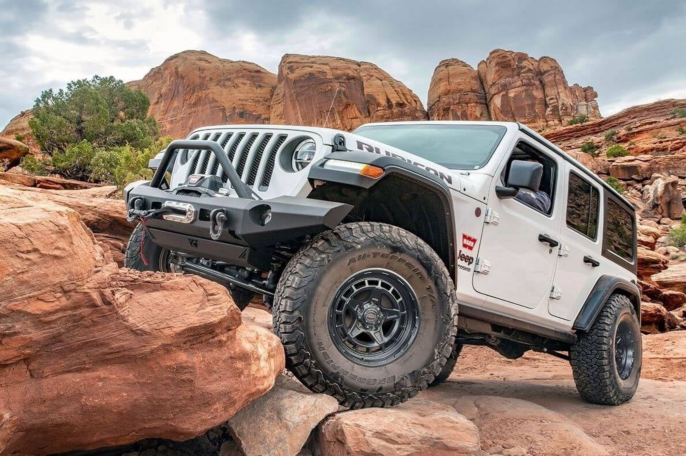 WARN 106688 Epic Wheels, Fits: Jeep Wrangler JL, JK and Gladiator JT - Diamond Cutter, Gunmetal Grey