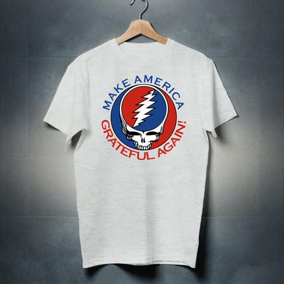 Grateful Again Parody Shirt – Retro Patriotic Humor Graphic Tee New Instock-TH1803