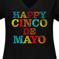 thumbnail image 4 of Inktastic Happy Cinco De Mayo Women's Plus Size V-Neck T-Shirt, 4 of 5