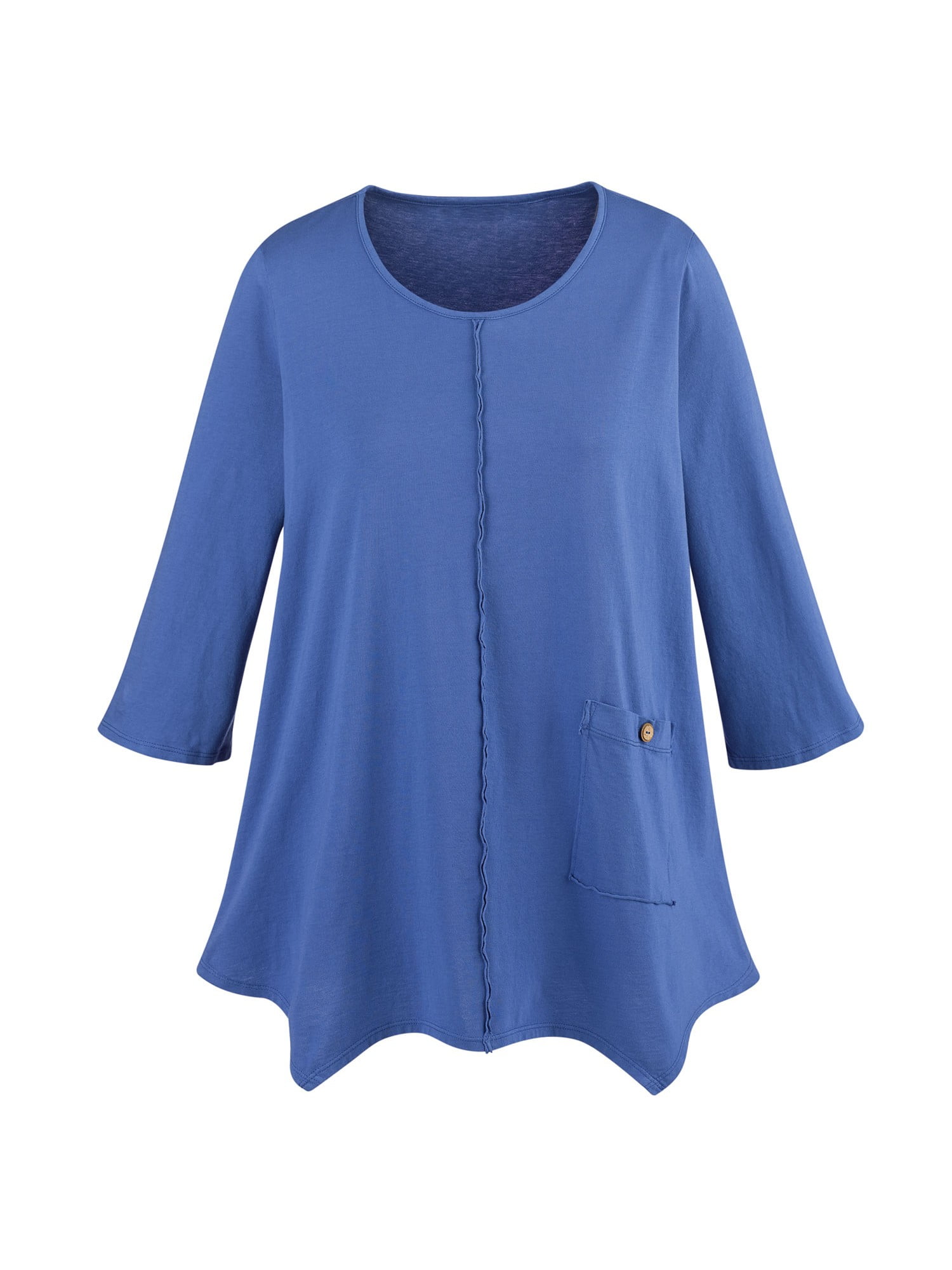 Focus Fashion Focus Fashions Women's Single Pocket Knit Tunic Top