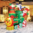 thumbnail image 1 of Decoración navideña inflable para exteriores VIVOHOME, Papá Noel de 6 pies, 1 of 7