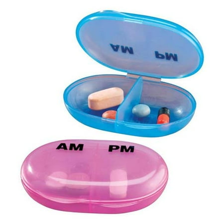 - Apex Easy Comforts AM/PM Pocket Pill Organizer Box, 70079, 2 Ea