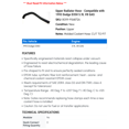 thumbnail image 2 of Upper Radiator Hose - Compatible with 1993 Dodge D350 5.9L V8 GAS, 2 of 2
