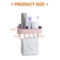 thumbnail image 2 of Adhesive Shower caddy Bathroom Shelf Wall Mount Shower Shelf Holder, 2 of 5