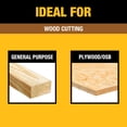 thumbnail image 4 of Hoja de sierra circular DEWALT DWA271424 7-1/4" 24T, 4 of 9