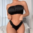 thumbnail image 2 of Gibobby Lenceria mujer sexy Lencería sexy babydoll para mujer, camisón halter, babydoll para mujer, lencería sexy para sexo(Negro, XXG), 2 of 5
