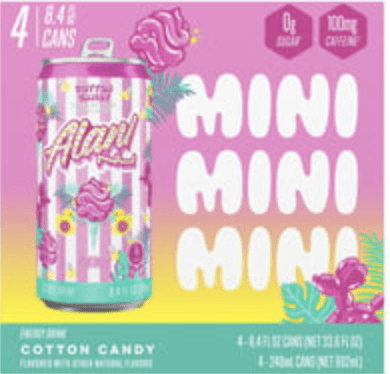 Alani Nu - Alani Nu, Cotton Candy Mini Energy Drink (4 count)