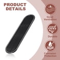 thumbnail image 5 of Uxcell Oval Ventilation Grille, Plastic Air Vent Cover Louvered Ventilation Cover Mesh Air Vent for Cabinet Black, 5 of 7