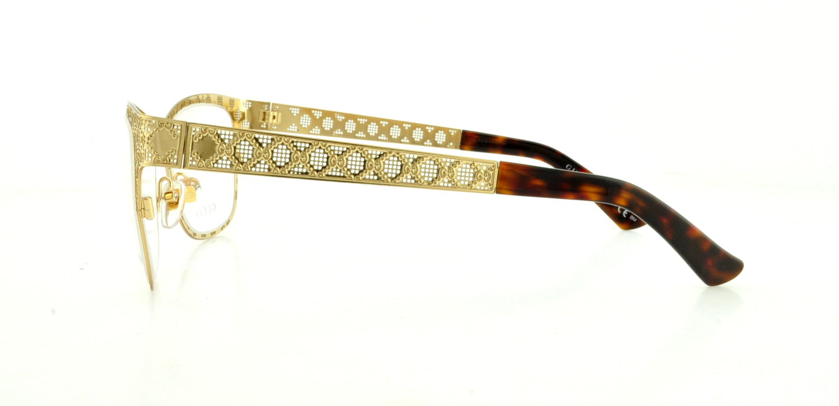 mens gold gucci glasses