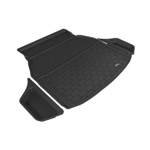 3D MAXpider Custom Fit Kagu Stowable Cargo Liner (Black) Compatible with Acura TLX 2015-2020 - Cargo Liner (3Pcs)