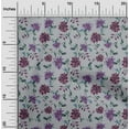 thumbnail image 2 of oneOone Polyester Spandex Gray Fabric Floral Dress Material Fabric Print Fabric By The Yard 56 Inch Wide, 2 of 4