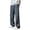 Dark Gray, variant on Pants for Men Drawstring Elastic Waist Full Length Trousers Casual Loose Fitted Daily Weat Trousers with Pockets