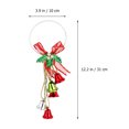 thumbnail image 2 of 2 Pcs Christmas Hanging Bells Jingle Bell Adornment Christmas Tree Decorations, 2 of 9