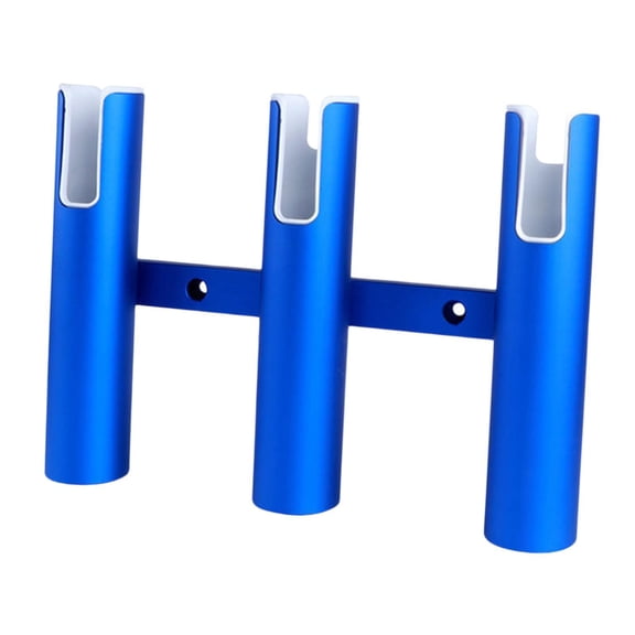 Wswqop Spinning Rod Holder Fishing Pole Holder Bracket for Boat Marine Kayak Yacht Tube blue