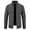 Dark Gray, variant on Zpanxa Mens Fleece Jacket Fall Winter Full Zip Lightweight Jacket Fashion Casual Soft Warm Coats Outwear Dark Gray 2XL