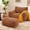 Brown, variant on LaoGeoRon Bean Bag Chair with Footrest, High-density Shredded Foam-filled Bean Bag Sofa with Armrests, Removable and Washable Cover, Suitable for Living Rooms and Bedrooms, Gray