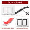 thumbnail image 4 of Uxcell Flexible Wall Molding Trim, 0.6" x 16.4 Ft Peel and Stick Edge Trim, Black, 4 of 6