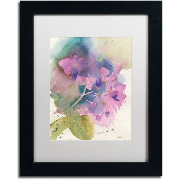 Trademark Fine Art "Orchid Dream" Canvas Art by Sheila Golden White Matte, Black Frame