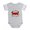 Heather Gray, variant on CafePress - Cute Crabby - Cute Infant Baby Football Bodysuit