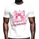 thumbnail image 2 of Mens T Shirts Pink Bowknot Snowflakes Short Sleeve Casual Men's Tee Tops Graphic T-Shirts for Teen Boys/Men, 2 of 8
