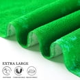 thumbnail image 5 of Oversized Terry Beach Towel 36 x 72 in Soft Giant Huge Pool Swim Towels for Adult Women Big Travel Blanket Cruise Must Haves Vacation Accessories Essentials Gear Stuff Green Yellow Pieapple, 5 of 6