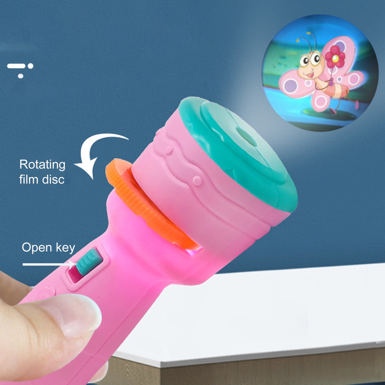 Travelwant Kids Musical Flashlight Toys for Toddler Night Light