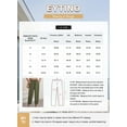thumbnail image 6 of Eytino Womens Pants Casual Drawstring Pants Summer High Waisted Baggy Pants Ankle Length Trouser Slacks with Pockets Dark Grey L, 6 of 10