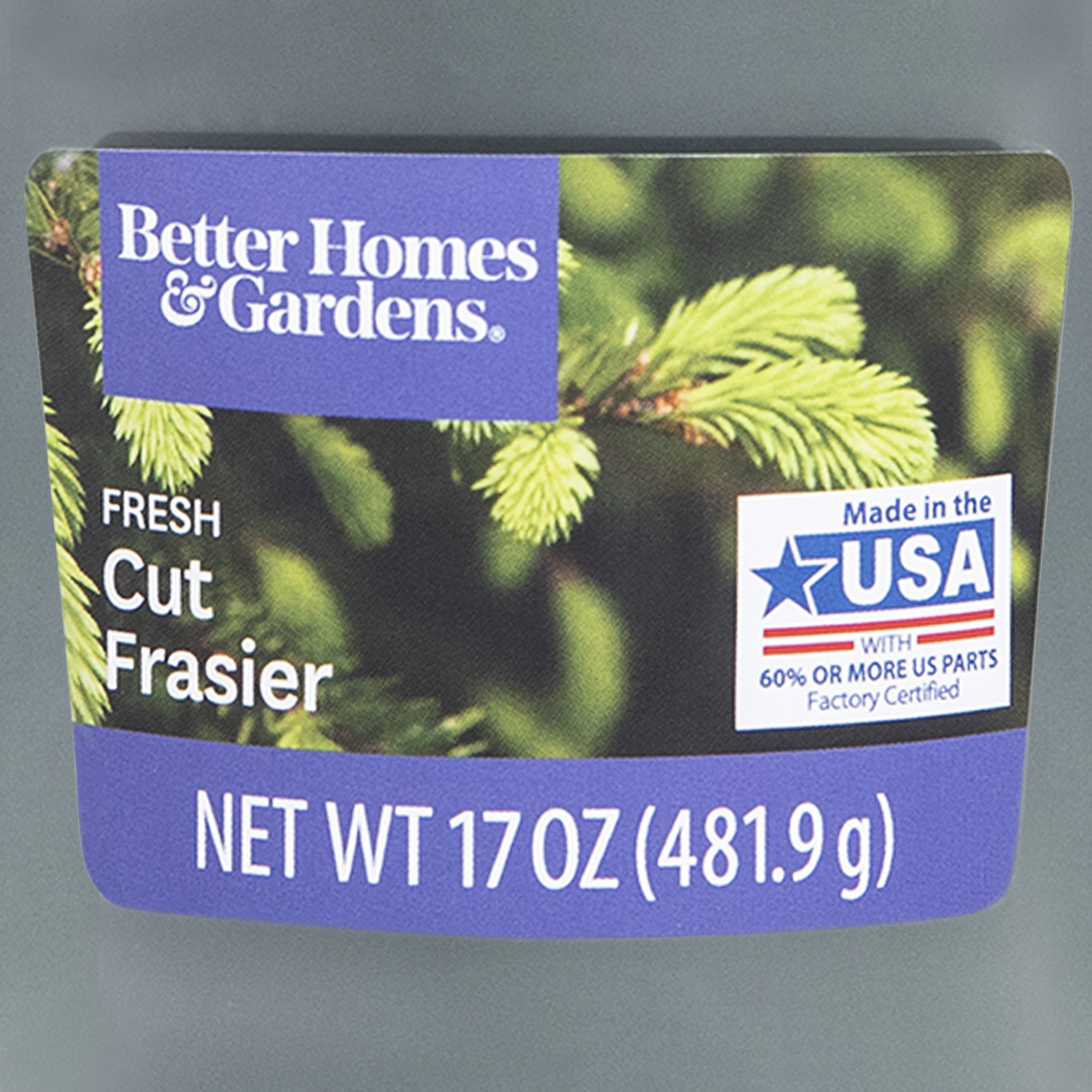 Better Homes & Gardens 17oz Fresh Cut Frasier Scented 2-wick Jar Candle
