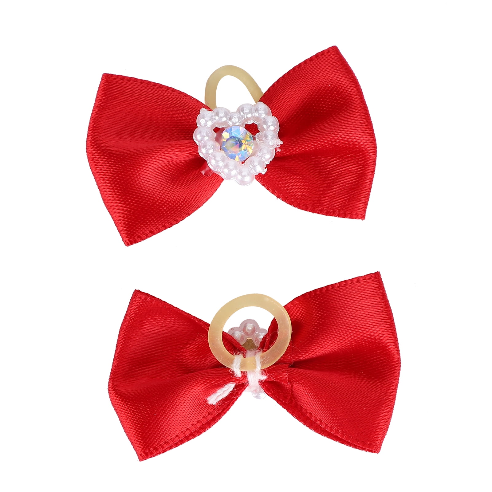 Download Acouto 20pcs Pet Lovely Hair Bows Pet Hair Bows Fashion Party For Cat Dogs Wedding Walmart Com Walmart Com