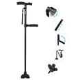 thumbnail image 1 of Yosoo Handle Folding Cane With LED Lights Walking Stick Pivot Base Reliable Black, 1 of 6