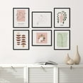 thumbnail image 2 of PixonSign Framed Canvas Print Wall Art Set - Matisse Bird & Wild Plant & Humanities Pattern - Set of 6 Abstract Geometric Modern Poster Cultural Art Wall Décor - 12"x16"x6 Black, 2 of 5