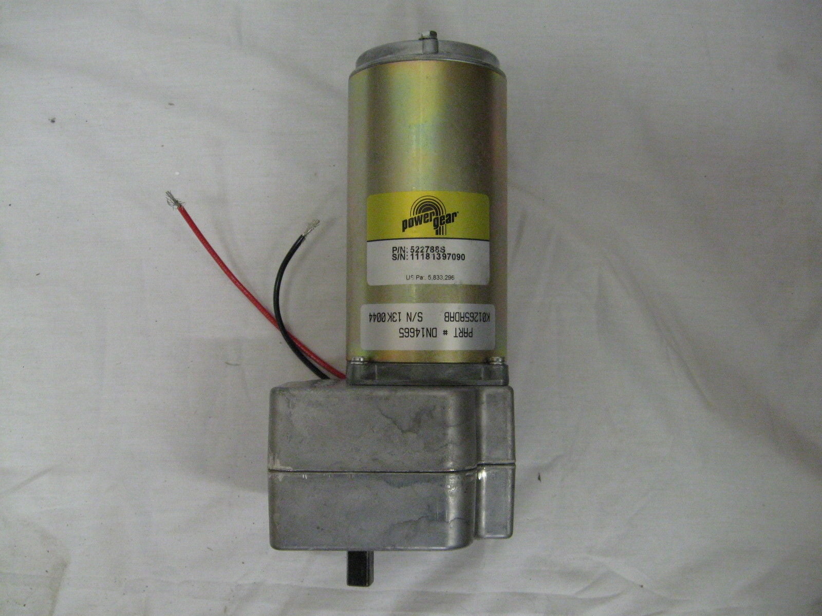 Power Gear 522788S RV Slide Out Motor Replaces DN14665 - Lippert 386325 Power Gear Slide Out Fault Code
