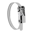 thumbnail image 2 of 304 Stainless Steel Cable Tie with Flap Buckle, 0.39 inch Metal Ratchet Strap, Strong Binding Fastener for Electrical Box Camera Industrial and Outdoor Equipment, M, 2 of 5