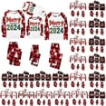 thumbnail image 1 of Red Checkered Shirt Matching Family Christmas Pajamas Matching Family Outfits, Skin-friendly Christmas Pjs, Perfect for Christmas Morning & Family Photos, 1 of 4
